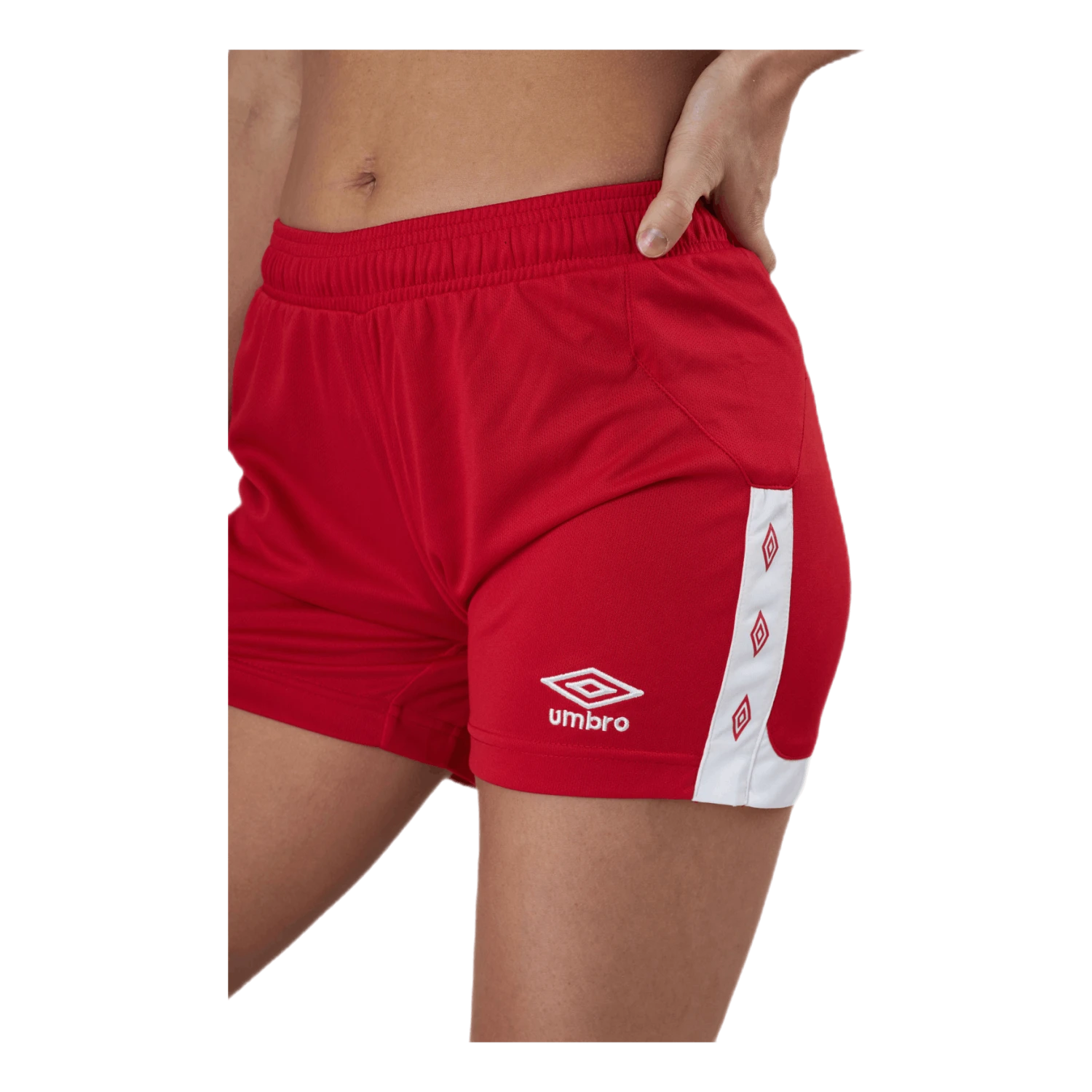 UMBRO UX Elite Shorts White/Red 6 UMBRO UX Elite Shorts White/Red - Image 4