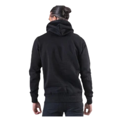 UMBRO Fleece Logo Hoody Black -Sport Fashion 5054885449312 003 fa0284f4614a473fa3f76f56d9bf32e5