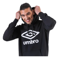 UMBRO Fleece Logo Hoody Black -Sport Fashion 5054885449312 005 4abfc56289054af0b4c096adcc9d8697