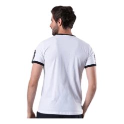 UMBRO Ringer Taped Logo Tee White -Sport Fashion 5057807254865 004 b2dae318f5b844c8a240f419295be5b1