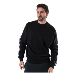 UMBRO Taped Drop Shoulder Sweat Black