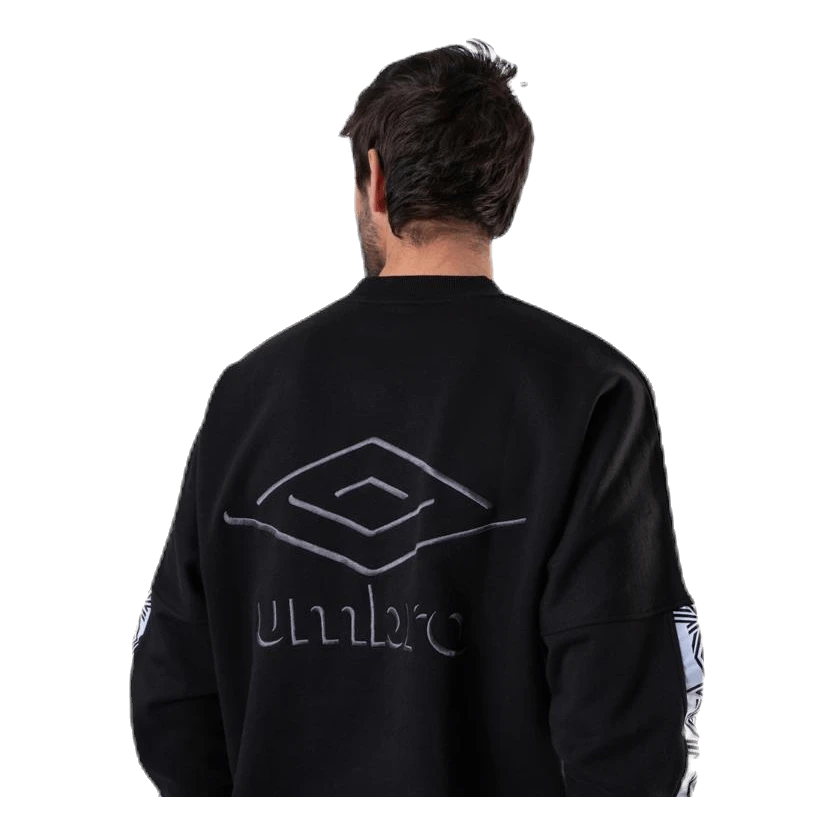 UMBRO Taped Drop Shoulder Sweat Black 6 UMBRO Taped Drop Shoulder Sweat Black - Image 4
