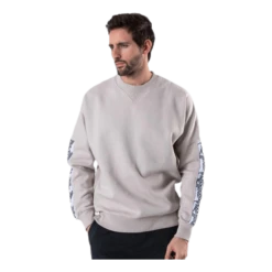 UMBRO Taped Drop Shoulder Sweat Beige