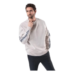 UMBRO Taped Drop Shoulder Sweat Beige 11 UMBRO Taped Drop Shoulder Sweat Beige -Sport Fashion 5057807256166 003 9d62f4c25ca94378b6241e8a51015d34