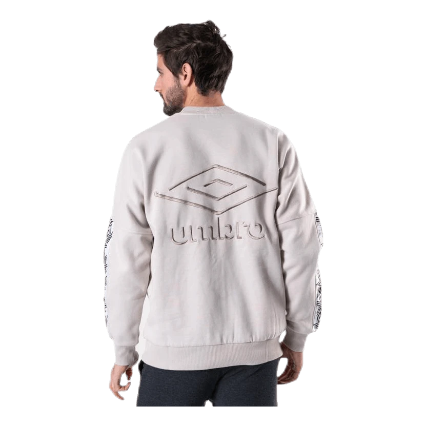 UMBRO Taped Drop Shoulder Sweat Beige 6 UMBRO Taped Drop Shoulder Sweat Beige - Image 4