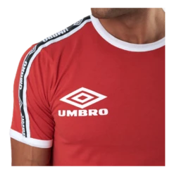 UMBRO Ringer Tee Red -Sport Fashion 5057807520106 004 833d8c3d02dd461aae397b649ecb4dc1