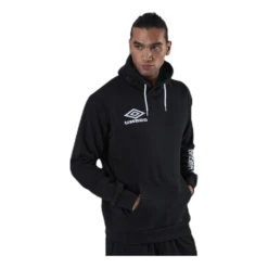 UMBRO Sleeve Print Hoodie Black
