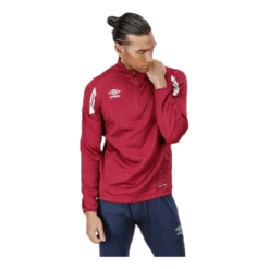UMBRO Core Sweat Half Zip Red