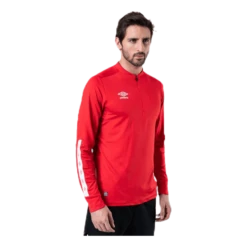 UMBRO UX Elite Halfzip Top White/Red -Sport Fashion 7050952641335 004 0648a9378df24159836c9b8a9c0dba6a
