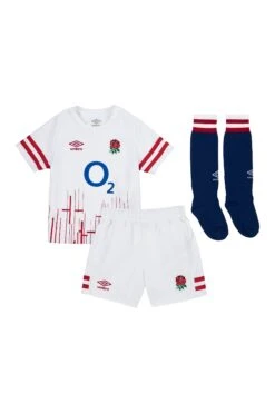 Umbro Infant England Rugby Home Replica White Kit