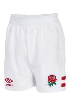 Umbro Junior England Rugby Home Replica White Shorts