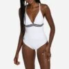 Umbro Crossback Taped White Swimsuit 2 Umbro Crossback Taped White Swimsuit -Sport Fashion C12995s