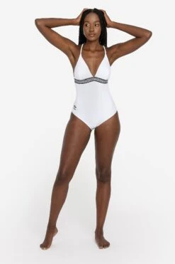 Umbro Crossback Taped White Swimsuit 10 Umbro Crossback Taped White Swimsuit -Sport Fashion C12995s3