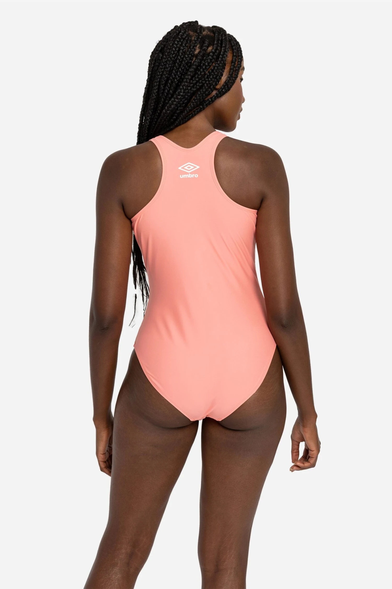 Umbro Pink Taped Racerback Swimsuit 4 Umbro Pink Taped Racerback Swimsuit - Image 2