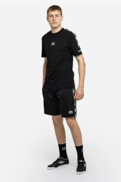 Umbro Diamond Taped Tricot Black Shorts -Sport Fashion C34525s3