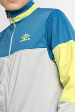 Umbro Grey Diamond Knitted Poly Colourblock Tracksuit -Sport Fashion C62829s9