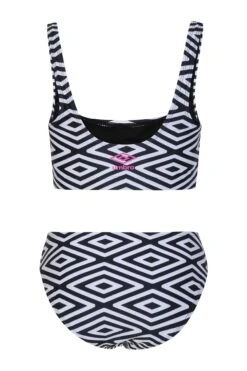 Umbro Printed Cropped Black Top And Bikini Set 13 Umbro Printed Cropped Black Top And Bikini Set -Sport Fashion C63208s6