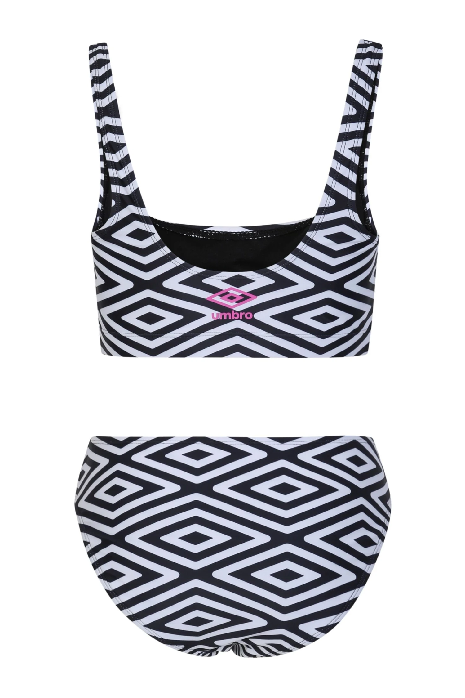 Umbro Printed Cropped Black Top And Bikini Set 8 Umbro Printed Cropped Black Top And Bikini Set - Image 6