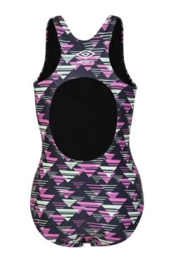 Umbro Printed Raceback Black Swimsuit -Sport Fashion C63846s6