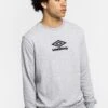 Umbro Grey Diamond Logo Sweatshirt -Sport Fashion C64195s