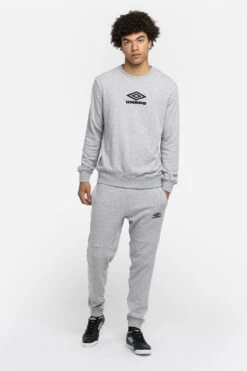 Umbro Grey Diamond Logo Sweatshirt -Sport Fashion C64195s3