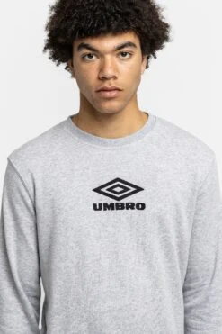 Umbro Grey Diamond Logo Sweatshirt -Sport Fashion C64195s4