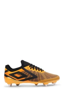Umbro Orange Velocita VI Pro Firm Ground Football Boots