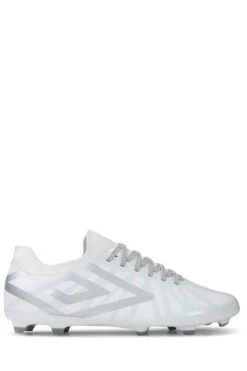 Umbro Velocita VI Premier Firm Ground Football White Boots