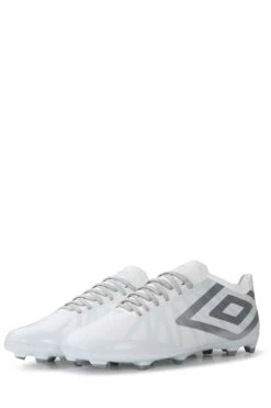 Umbro Velocita VI Premier Firm Ground Football White Boots -Sport Fashion D14637s3
