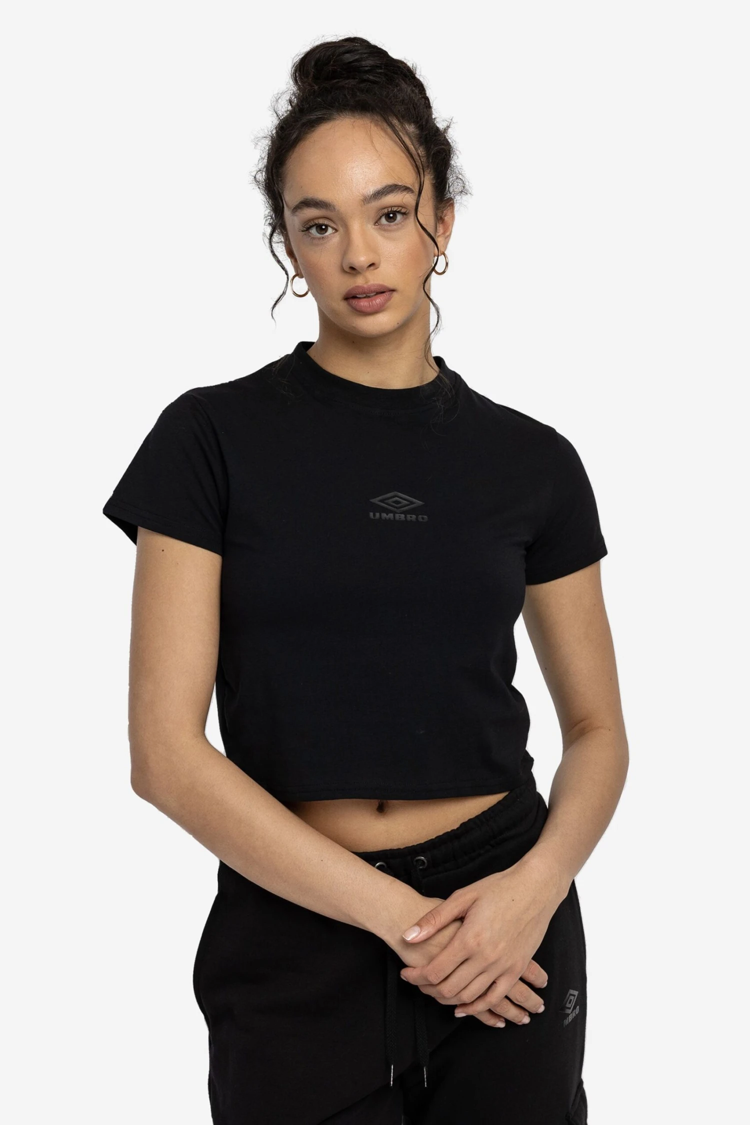 Umbro Diamond Fitted Crop T-Shirt