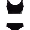 Umbro Pernille Black Seamless Bra And Thong Set -Sport Fashion T30530s