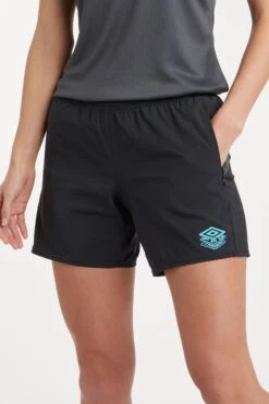 Umbro Womens Black Pro Training Gym Shorts