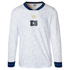 Umbro 2023-24 El Salvador Away Long-Sleeve Jersey - White
