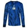 Umbro 2023-24 El Salvador Home Long-Sleeve Jersey - Blue-Black -Sport Fashion Umbro2023 24ElSalvadorHomeLong SleeveJersey Blue Black Front