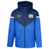 Umbro 2023-24 El Salvador Rain Jacket - Blue-Navy -Sport Fashion Umbro2023 24ElSalvadorRainJacket Blue Navy Front