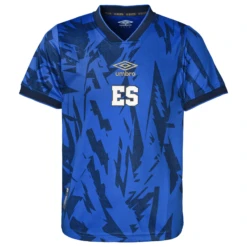 Umbro 2023-24 El Salvador Youth Home Jersey - Blue-Black