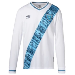 Umbro 2023-24 Guatemala Home Long-Sleeve Jersey - White